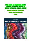 Employment Law for Business 10th Edition Practice Exam &vert; Chapters 1&ndash;16