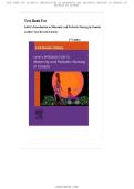 Test Bank For Leifer's Introduction to Maternity and Pediatric Nursing in Canada 2nd Edition by Lisa Keenan-Lindsay&period; All Chapters 1-33&period;&NewLine;