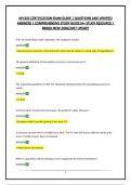 API 653 CERTIFICATION EXAM GUIDE &vert; QUESTIONS AND VERIFIED ANSWERS &vert; COMPREHENSIVE STUDY GUIDE&vert;A&plus; STUDY RESOURCE &vert; BRAND NEW 2026&sol;2027 UPDATE