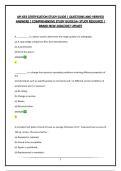 API 653 CERTIFICATION STUDY GUIDE &vert; QUESTIONS AND VERIFIED ANSWERS &vert; COMPREHENSIVE STUDY GUIDE&vert;A&plus; STUDY RESOURCE &vert; BRAND NEW 2026&sol;2027 UPDATE