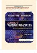 Test Bank Lehne's Pharmacotherapeutics for Advanced Practice Nurses 3rd Edition