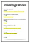 CPACC EXAM &vert; QUESTIONS AND VERIFIED ANSWERS &vert; COMPREHENSIVE STUDY GUIDE&vert;A&plus; STUDY RESOURCE &vert; BRAND NEW 2026&sol;2027 UPDATE