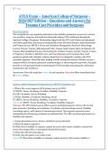 ATLS Exam &ndash; American College of Surgeons &ndash; 2023 to 2026 Package deal