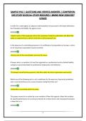 SAMPLE NYLE &vert; QUESTIONS AND VERIFIED ANSWERS &vert; COMPREHENSIVE STUDY GUIDE&vert;A&plus; STUDY RESOURCE &vert; BRAND NEW 2026&sol;2027 UPDATE