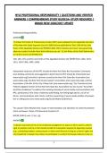 NYLE PROFESSIONAL RESPONSIBILITY &vert; QUESTIONS AND VERIFIED ANSWERS &vert; COMPREHENSIVE STUDY GUIDE&vert;A&plus; STUDY RESOURCE &vert; BRAND NEW 2026&sol;2027 UPDATE