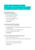 Airport SIDA id badge EXAM 2025 QUESTIONS AND VERIFIED SOLUTIONS &vert;ELABORATED &DETAILED ANSWERS&excl;&excl;&NewLine;