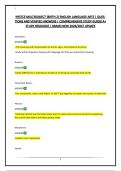 NYSTCE MULTISUBJECT &lbrace;BIRTH 2&rcub; ENGLISH LANGUAGE ARTS &vert; QUESTIONS AND VERIFIED ANSWERS &vert; COMPREHENSIVE STUDY GUIDE&vert;A&plus; STUDY RESOURCE &vert; BRAND NEW 2026&sol;2027 UPDATE