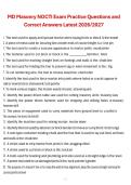 MD Masonry NOCTI Exam Practice Questions and Correct Answers &ndash; Latest 2026&sol;2027 Study Guide