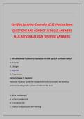 Certified Lactation Counselor &lpar;CLC&rpar; Practice Exam QUESTIONS AND CORRECT DETAILED ANSWERS PLUS RATIONALES 2026 &lpar;VERIFIED ANSWERS&rpar;&NewLine;