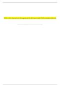 WGU C215 Operations Management Mock Exam Guide With Complete Solution 