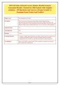 BSN 425 &lpar;Edward Carter&rpar; Shadow Health Scenario&NewLine;Assessment Results &vert; Turned In &vert; 2026 Update with complete&NewLine;solutions&period; 199 Questions and Answers Already Graded A&plus;&NewLine;Premium Exam Tested And Verified