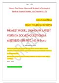 Neuro - Test Banks - Brunner & Suddarth's Textbook of &NewLine;Medical-Surgical Nursing 14e Chapter 65 &ndash; 70