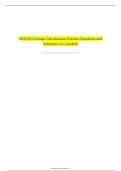 HESI RN Dosage Calculations - Practice Questions and Solutions &lpar;A&plus; Graded&rpar;