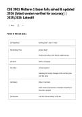 CSE 3901 Midterm 1 Exam &vert; Complete Practice Questions & Verified Answers Study Guide &vert; Latest 2026 Updated Edition