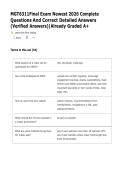 MGT 6311 Final Exam &vert; Complete Practice Questions & Verified Detailed Answers Study Guide &vert; Latest 2026 Updated Edition