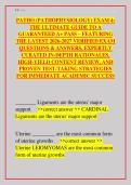 Pathophysiology &lpar;PATHO&rpar; Exam 4 2026-2027&colon; Ultimate Guide to Guaranteed A&plus; Pass with Verified Questions&comma; Expert Rationales & High-Yield Content Review &vert; Latest Updated Edition