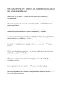 MECHANICAL PRACTICE EXAM QUESTIONS AND ANSWERS &vert; MECHANICAL EXAM PREP & STUDY GUIDE 2026&sol;2027