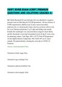 SWIFT RIVER EXAM SCRIPT PREMIUM &NewLine;QUESTIONS AND SOLUTIONS GRADED A&plus; 
