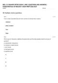BIOL 111 RAMAPO PETRO EXAM 1 AND 2 QUESTIONS AND ANSWERS &vert; FUNDAMENTALS OF BIOLOGY I EXAM PREP 2026&sol;2027