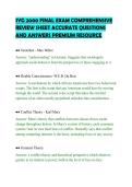 SYG 2000 FINAL EXAM COMPREHENSIVE REVIEW SHEET ACCURATE QUESTIONS AND ANSWERS
