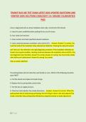 TRANSIT BUS ASE TEST EXAM LATEST 2026 UPDATED QUESTIONS AND VERIFIED 100&percnt; SOLUTIONS &lpar;2026&sol;2027&rpar; &vert;A&plus; GRADED &vert;GUARANTEED PASS 