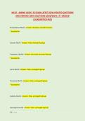 MCAT - AMINO ACIDS- 52 EXAM LATEST 2026 UPDATED QUESTIONS &NewLine;AND VERIFIED 100&percnt; SOLUTIONS &lpar;2026&sol;2027&rpar; &vert;A&plus; GRADED &NewLine;&vert;GUARANTEED PASS