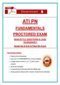 ATI PN Fundamentals Proctored Exam &lpar;2026&rpar; &vert; NGN Nursing Questions&comma; Case Scenarios & Answers&comma; 100&percnt; Verified Graded A&plus;