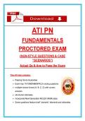 ATI PN Fundamentals Proctored Exam &lpar;2026&rpar; &vert; NGN Nursing Questions&comma; Case Scenarios & Answers&comma; 100&percnt; Verified Graded A&plus;