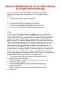 HESI RN Comprehensive Exit Exam Review Study Guide Latest Edition &lpar;2026&rpar;