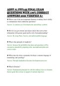 ADPP &num;1 PPP145 FINAL EXAM&NewLine;QUESTIONS WITH 100&percnt; CORRECT&NewLine;ANSWERS 2026 VERIFIED A&plus;