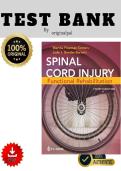Complete Test Bank For Spinal Cord Injury&colon; Functional Rehabilitation&comma; 4th Edition &lpar;Somers&comma; 2025&rpar;&comma; ALL 15 Chapters &vert; Completely  Covered With Detailed Rationales&period;