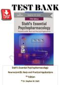 Stahl's Essential Psychopharmacology - Stuvia US