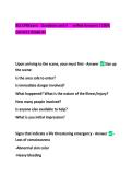 BLS CPR Exam&vert; Questions and V      erified Answers &vert; 100&percnt; Correct &vert; Grade A&plus;