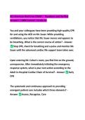 BLS American Red Cross EXAM &vert; Questions and Verified Answers &vert; 100&percnt; Correct &vert; Grade A&plus;