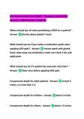 BLS American Red Cross EXAM &vert; Questions and Verified Answers &vert; 100&percnt; Correct &vert; Grade A&plus;
