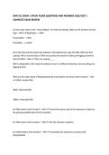 DHN 311 EXAM 1 STUDY GUIDE QUESTIONS AND ANSWERS 2026&sol;2027 &vert; COMPLETE EXAM REVIEW