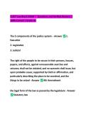 CLEET Law Block EXAM &vert; Questions and Verified Answers &vert; 100&percnt; Correct &vert; Grade A&plus;