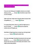 Drive Safe Final Exam&vert; Questions and Verified Answers &vert; 100&percnt; Correct &vert; Grade A&plus;