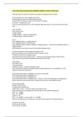ML4T FINAL PRACTICE QUESTIONS ANSWERED CORRECTLY LATEST UPDATE 2026