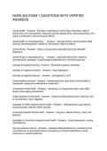 NURS 404 EXAM 1 QUESTIONS WITH VERIFIED ANSWERS