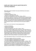 NURS 404 EXAM 2 NCLEX QUESTIONS WITH VERIFIED ANSWERS