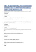 AQA GCSE Chemistry 2026