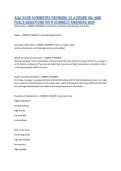 AQA GCSE  QUESTIONS WITH CORRECT ANSWERS 2026