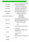 C207 OA Exam Test Questions and Answers Graded A&plus;