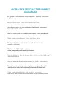 ARF PRACTICE QUESTIONS WITH CORRECT ANSWERS 2026