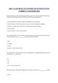 ARF CALIFORNIA EXAM PREP QUESTIONS WITH CORRECT ANSWERS 2026
