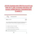 ATI RN Fundamentals 2026 Proctored Exam &NewLine;with NGN&sol; with screenshots Questions and &NewLine;correct verified answers&period; Guaranteed pass &NewLine;&sol;Graded A&plus;