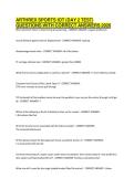 ARTHREX SPORTS IOT &lpar;DAY 2 TEST&rpar; QUESTIONS WITH CORRECT ANSWERS 2026&period;