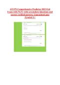 ATI PN Comprehensive Predictor 2023 Exit &NewLine;Exam with NGN&sol; with screenshots Questions and &NewLine;correct verified answers&period; Guaranteed pass &NewLine;&sol;Graded A&plus;