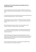 INFS 6000 QUIZ 2 STUDY GUIDE QUESTIONS AND ANSWERS 2026&sol;2027 &vert; COMPLETE QUIZ REVIEW